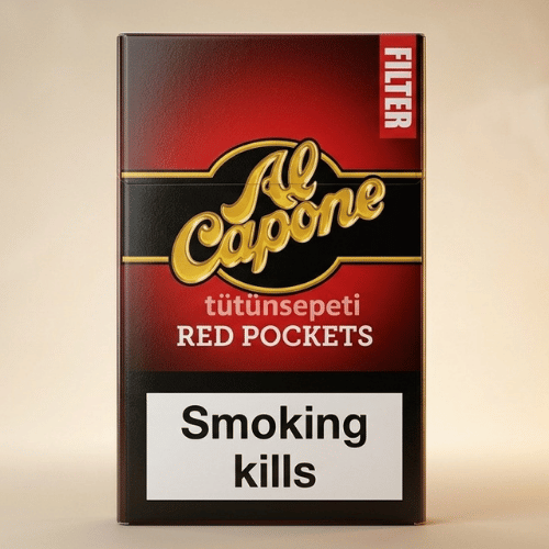 Al Capone Filter Red Pockets Sigarillo