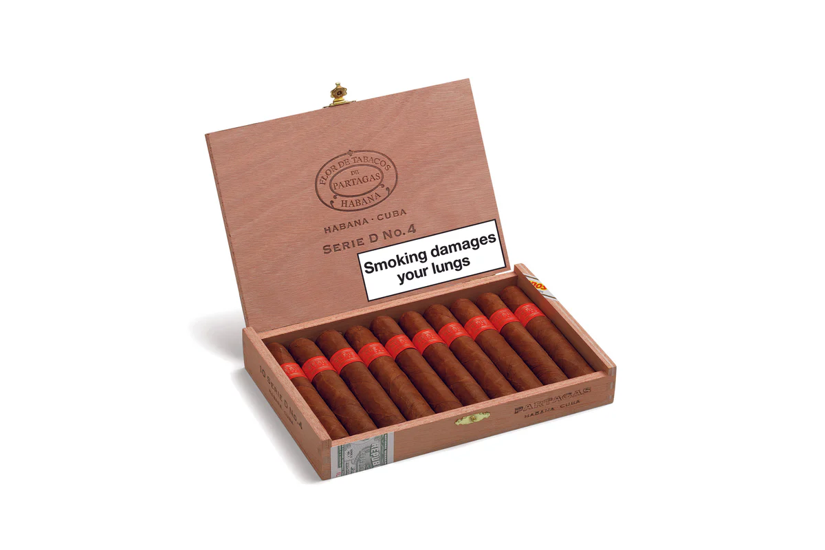 Partagas Serie D No. 4 Puro Tubo 10's FREESHOP