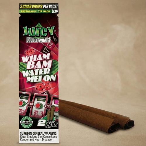 Juicy Double Wraps Wham Bam Karpuz Aromalı Puro Kağıdı