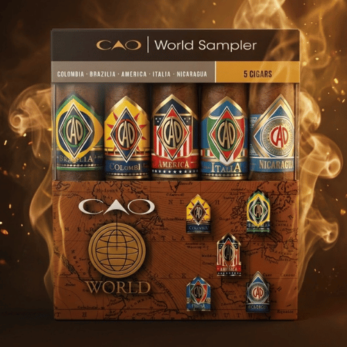 CAO World Sampler Robusto 5's Puro