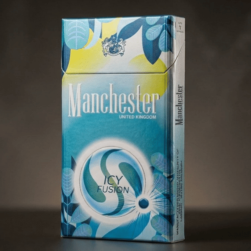 Manchester Icy Fusion Superslim Sigara – Buz ve Nane Aromalı - Görsel 2