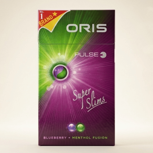 Oris Pulse Blueberry Menthol Fusion Superslims Sigara - Görsel 2