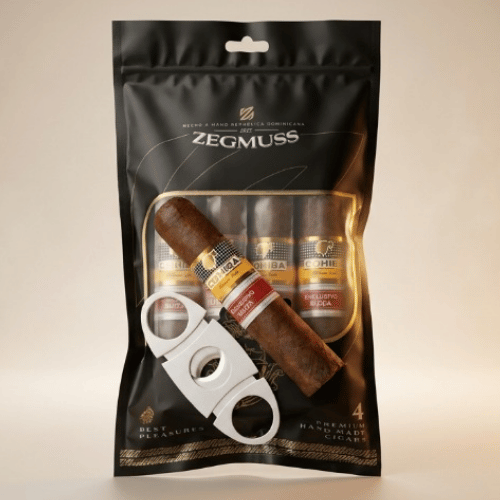 Cohiba Exclusivo Suiza – Zegmuss Nemlendirici Paket ve Puro Kesici Hediyeli - Görsel 2